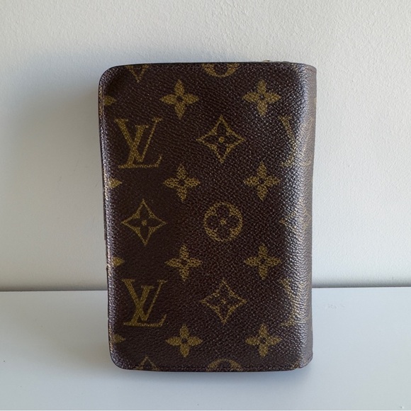LOUIS VUITTON Monogram Viennois Wallet in Brown - Picture 8 of 9